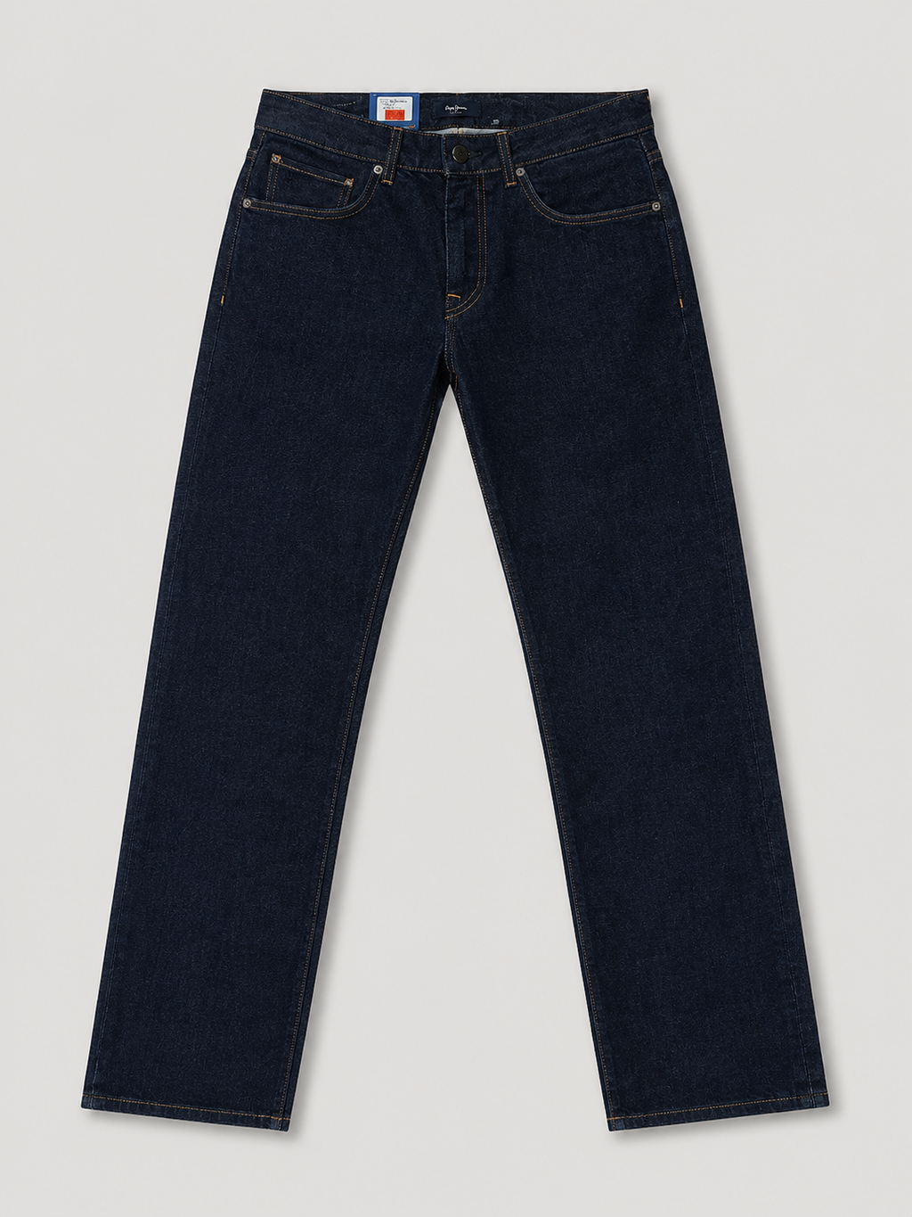 Pepe Jeans - Cash Straight Fit Regular Waist in Dark Blue