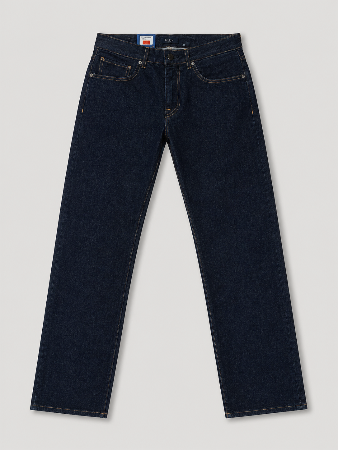 Pepe Jeans - Cash Straight Fit Regular Waist in Dark Blue