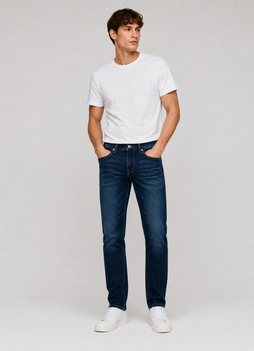 Pepe Jeans - Cash Straight Fit Regular Waist in Mid Blue