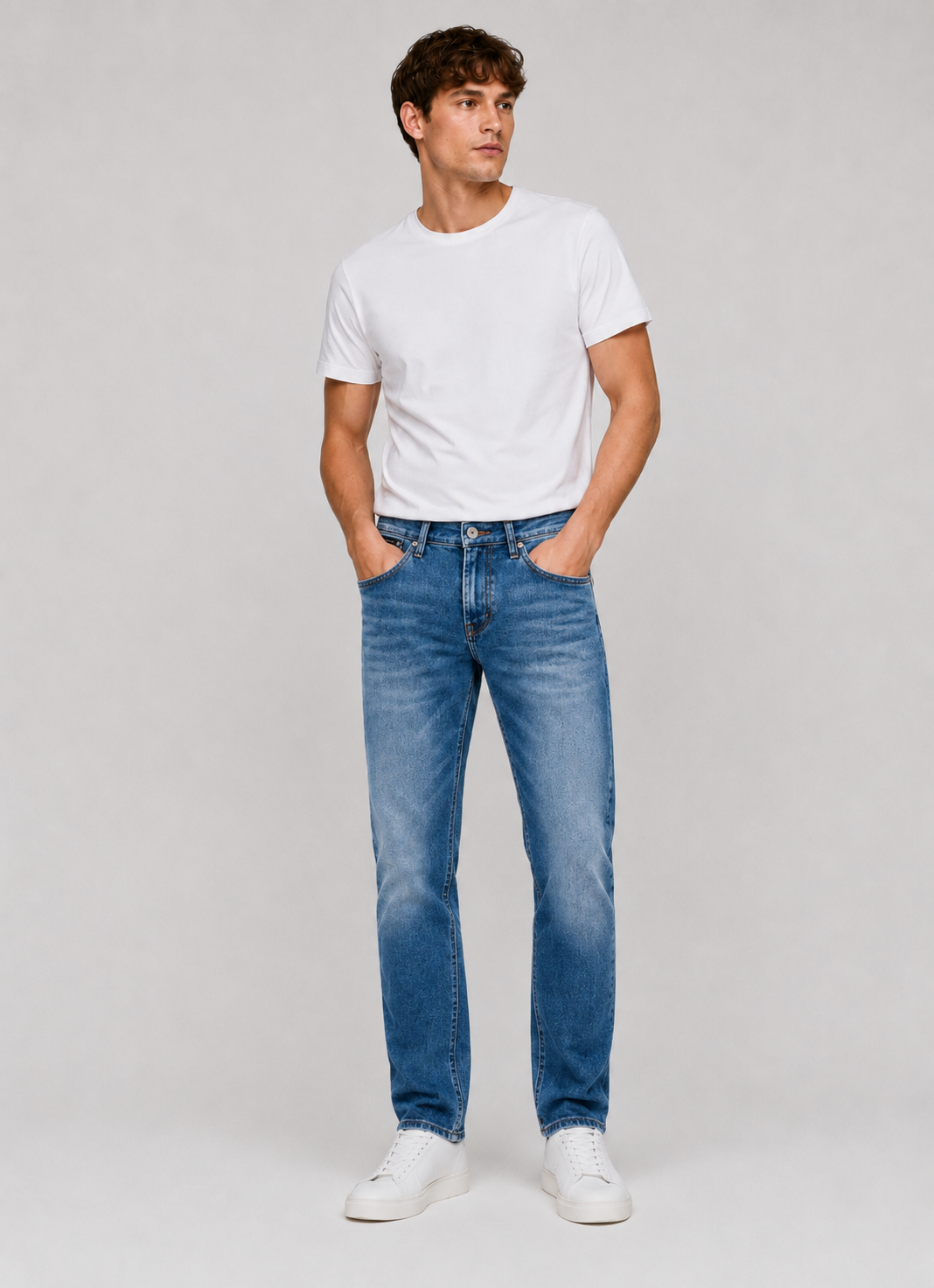 Pepe Jeans - Cash Straight Fit Regular Waist in Light Blue