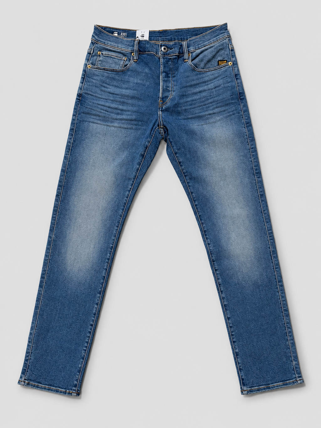 G-Star - 3301 Slim in Vintage Medium Aged